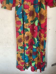 Full Gher Long Gown Sleeve Patern Is Nice