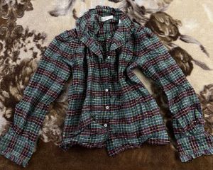 Plaid Button-Up Top