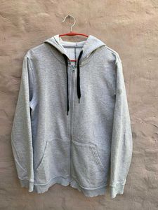Asics orignal Gray Full Zip Hoodie