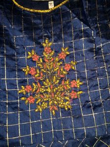Anarkali With Dupatta Stone Work Embroidery Wor
