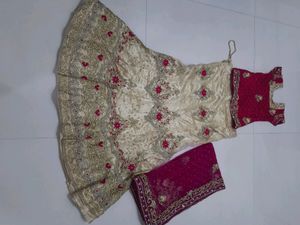 Stone Work Hydrabadi Lehanga