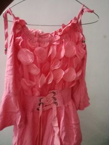 Pink Floral Top