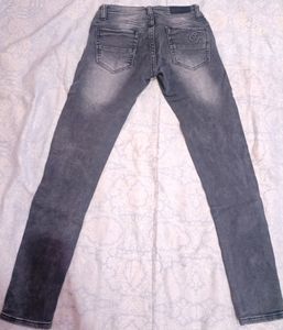 Charcoal Deal Slim Fit Jeans