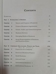 BUSINESS STUDIES CLASS 11th NCERT Textbook