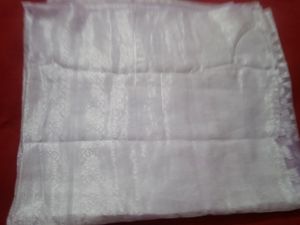 Beautiful Lavender Organza Saree