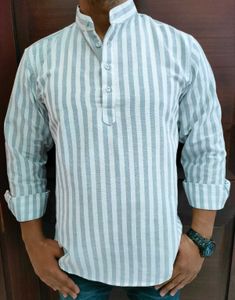 Striped Cotton Kurta