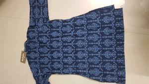 New Westside Blue Short Kurta