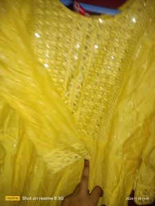 Yellow Embroidered Kurti