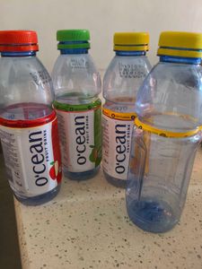 Blank Bottles Set Of 4