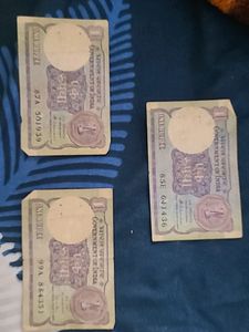 Old 1 Rupee Curency ,pack Of 3