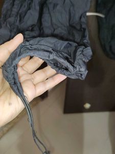 Black  parachute Cargo Pants