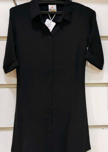 Choose & Cheery Black Short Kurta