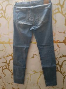 Mango Distressed Denim Jeans