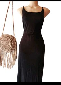 ✨ Chic H&amp;M Black Maxi Dress ✨