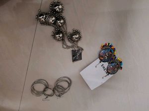 3 Pairs Of Earrings