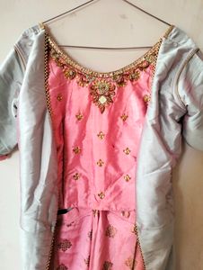 Ethinic Gown ,Indian Anar Kali With Etech Koti