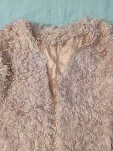Faux Fur Light Pink Jacket 🩷