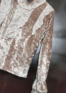 Tan Color Winter Top For Girl Or Woman 32 Bust