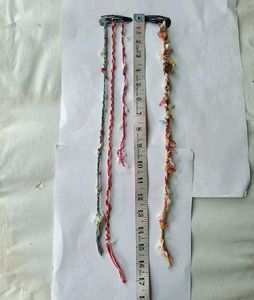 Boho braided hair clip combo