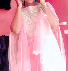 Price - 580  rs Only🥳 Long Designer Neck Work Gow