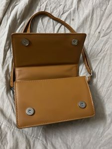 Brown Tan Sling Bag