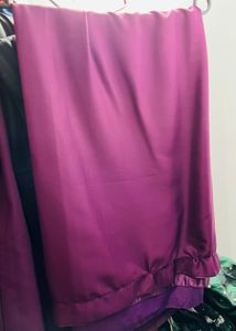 violet silk saree