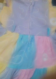 Pastel Rainbow Frock