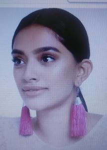 Pink &amp; Black Boho Earrings Combo