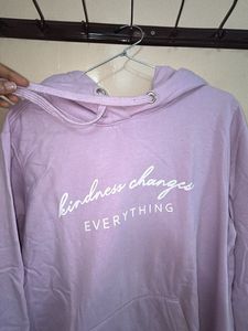 Lavender Hoodie with Graphic