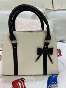 Chic Bow Accent Handbag