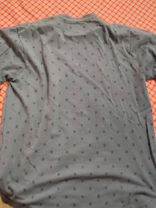 Blue Patterned T-Shirt