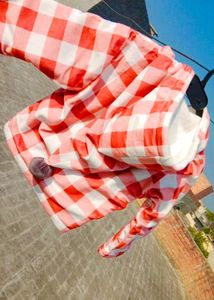 Baby Boy/Girl Stylish Check Shirt Dungree