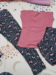3 piece night Pajama Set