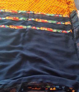 beautiful saree with blouse