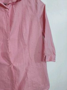 Pink formal Cotton Shirt