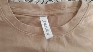 Beige Crop T Shirt
