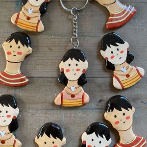 Handmade Clay keychain