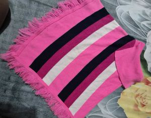 Pink Popeye Surfing Waves 2Long Sleeve With Pohncu