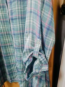 Over Size Checked Shirt