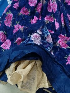 Pink And Blue Gown😍