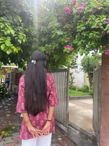 Pink Printed Kurti