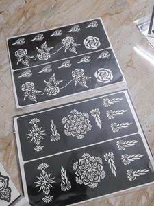 Henna Stencils For Both Hands
