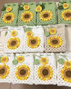 Crochet Sunflower Bag