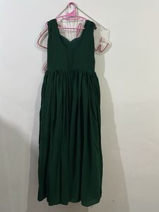 Green Anarkali Dress