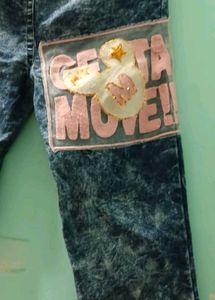 Girls&#39; Denim Jeans with Patch