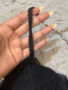 Black Embellished Bralette ❤️