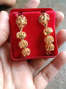 Gold Dangle Earrings