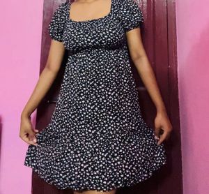 Floral Print Mini Dress