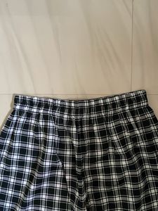 Street Style Store Black And White Trousers