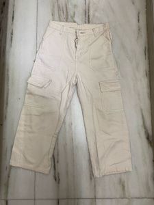 Off White Cargo Jeans